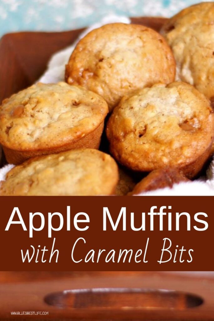 Graphic for caramel apple muffins