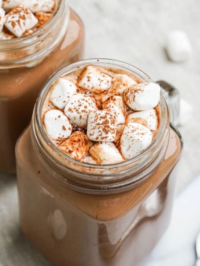 Homemade Hot Chocolate with Chocolate Chips Blues Best Life