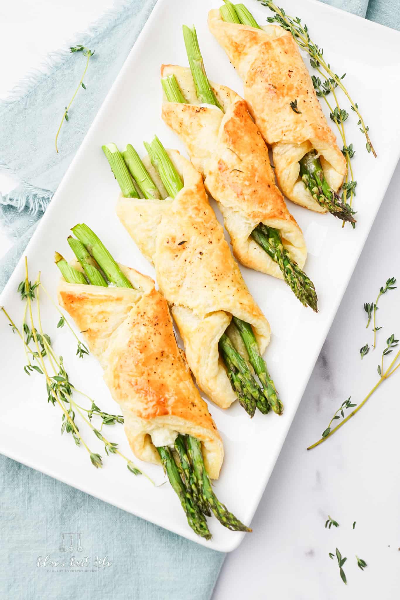 Asparagus Puff Pastry Tarts with Gruyere Cheese Blues Best Life