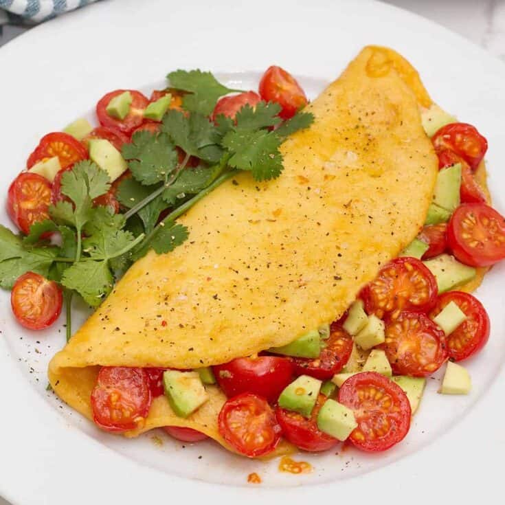 Image for Just Egg Omelette With Roasted Cherry Tomatoes