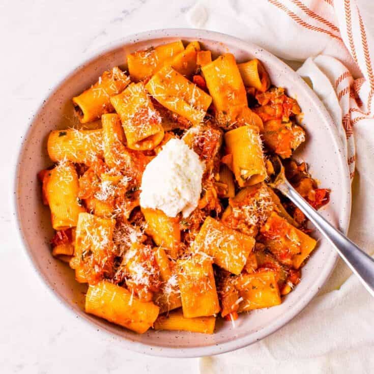 Image for Rigatoni with Roasted Tomato Sauce