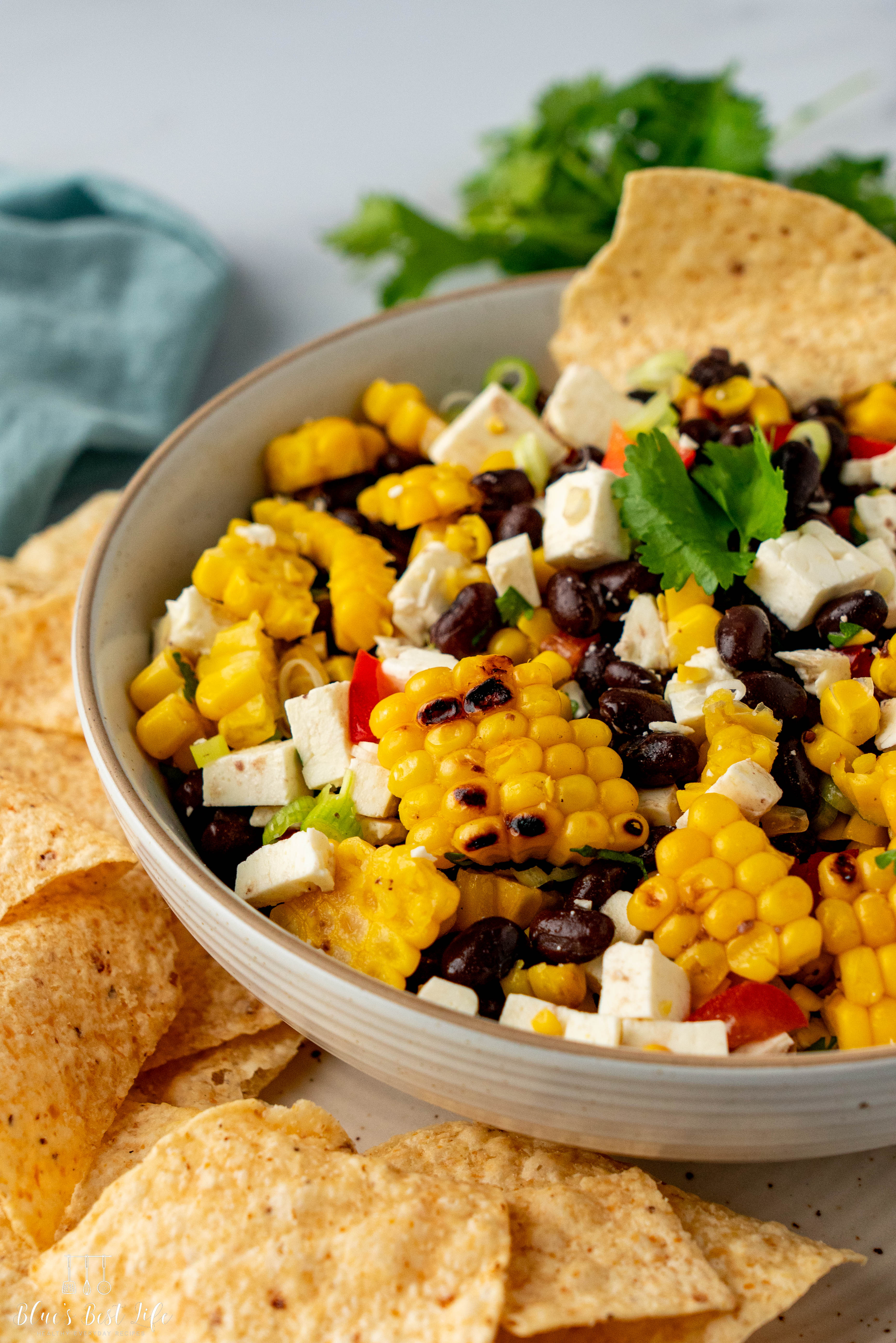 Black Bean and Corn Feta Cheese Dip Blues Best Life