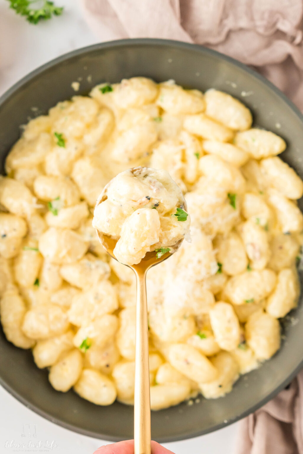 Gnocchi with Black Truffle Cream Sauce Blues Best Life