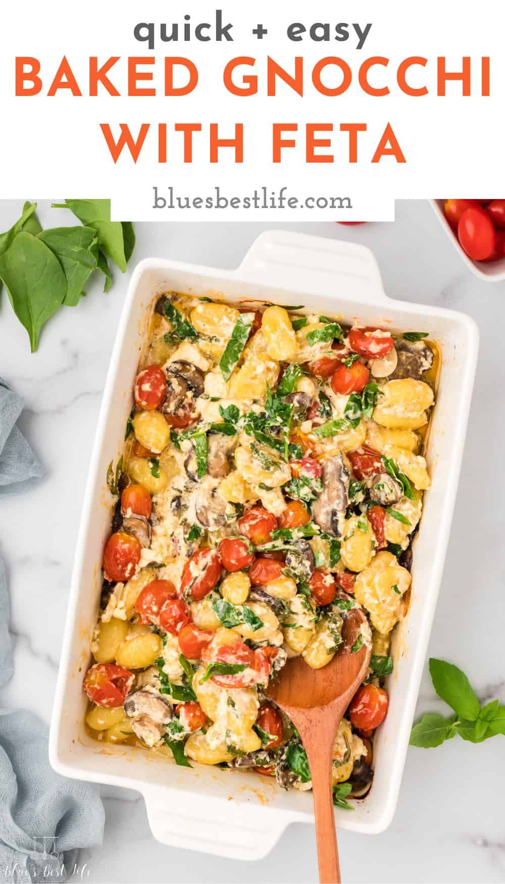 Baked Feta Cheese with Gnocchi and Tomatoes Blues Best Life
