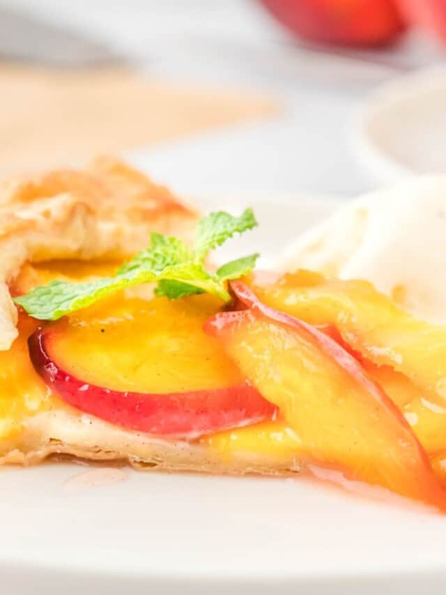 Puff Pastry Peach Galette Story Blues Best Life