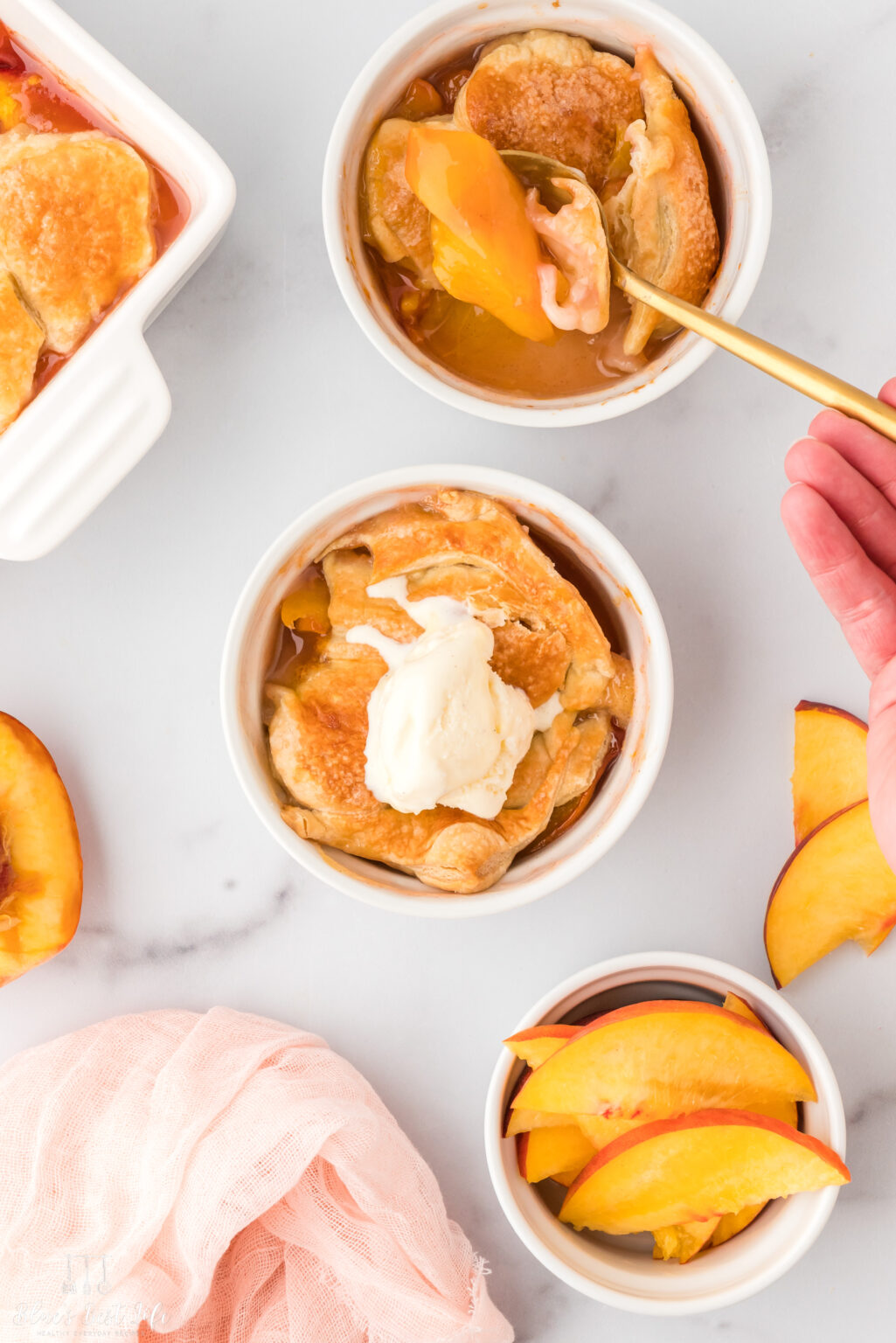 Easy Peach Cobbler With Puff Pastry Recipe Blues Best Life