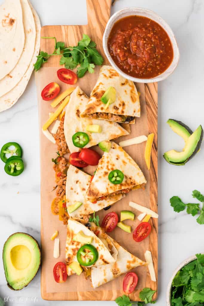 Cheesy Ground Turkey Quesadillas Recipe Blues Best Life