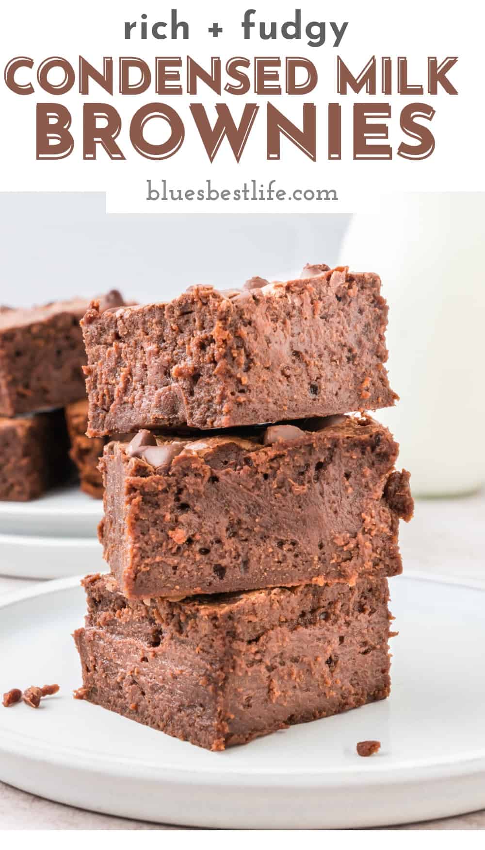 Easy Fudgy Condensed Milk Brownies Recipe Blues Best Life
