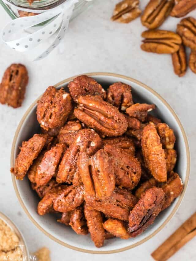 Easy Air Fryer Candied Pecans Recipe Blues Best Life