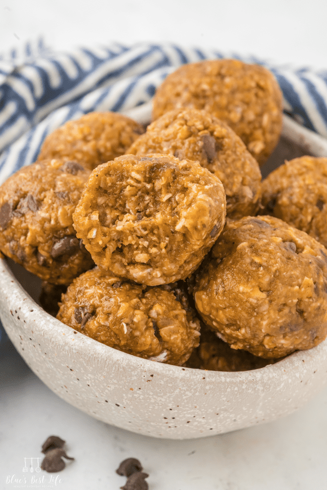 The pumpkin energy balls.