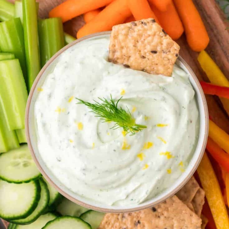 Image for Easy Cottage Cheese Dip Recipe With Fresh Herbs