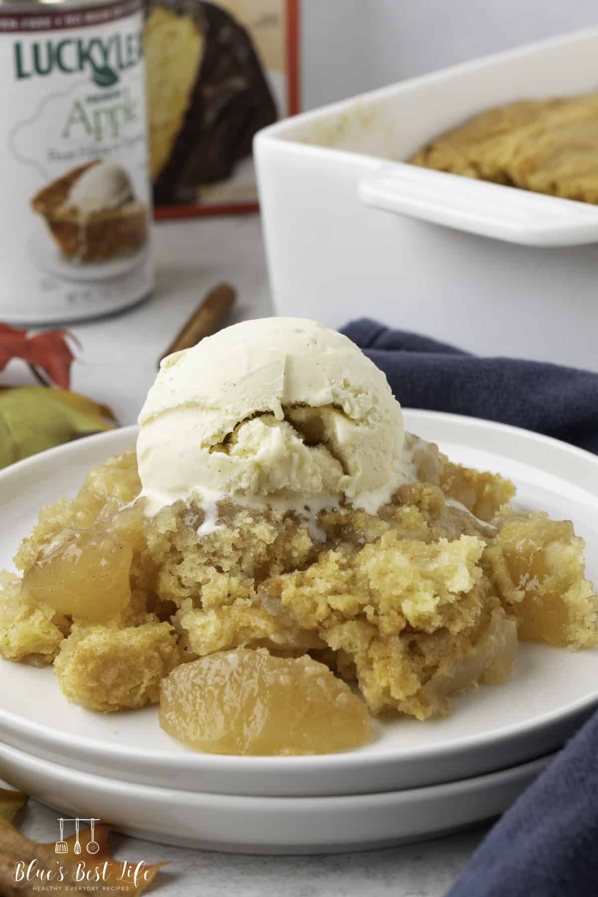 Easy Apple Cobbler With Cake Mix Recipe (Dump Cake) Blues Best Life