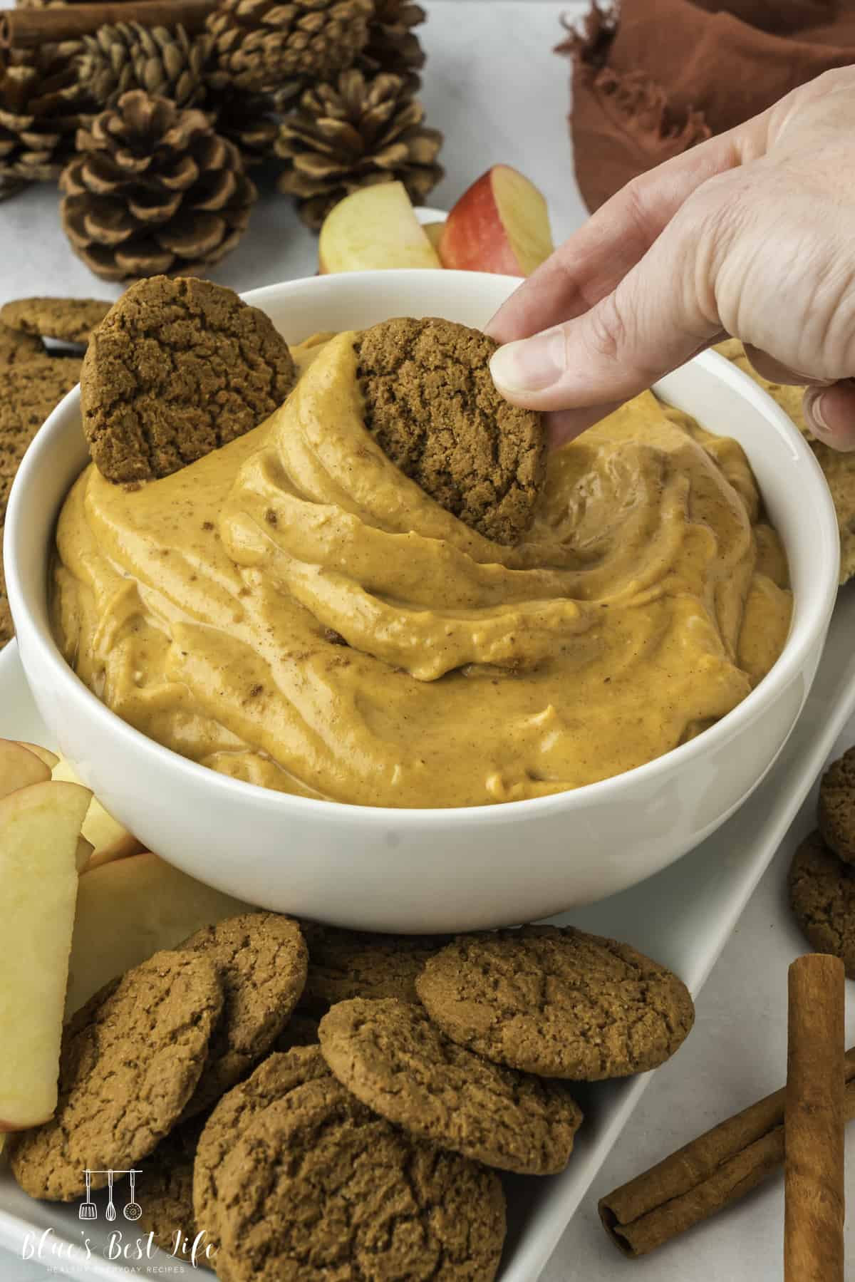 Easy Cream Cheese Pumpkin Dip For Gingersnap Cookies Blues Best Life