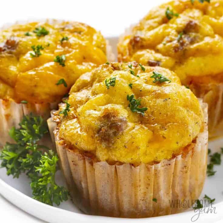 Image for Sausage Egg Muffins - Wholesome Yum - Easy healthy recipes. 10 ingredients or less.