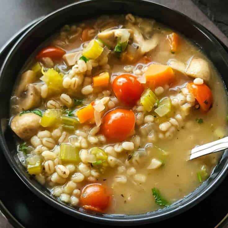 Image for Mushroom barley soup