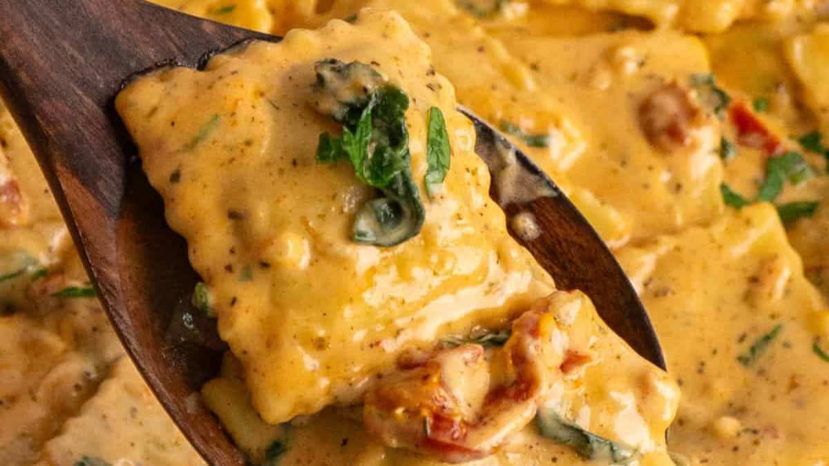 Creamy Tuscan Ravioli