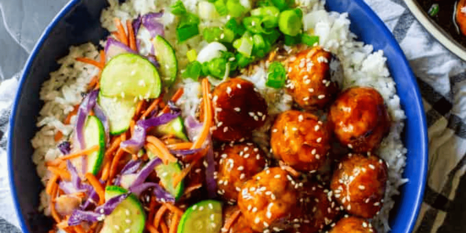 Teriyaki Chicken Meatballs