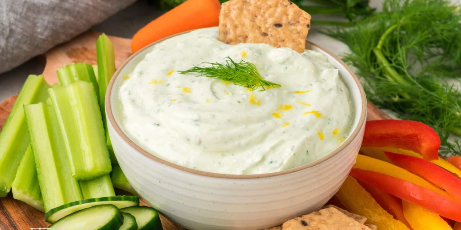 Cottage cheese dip. 