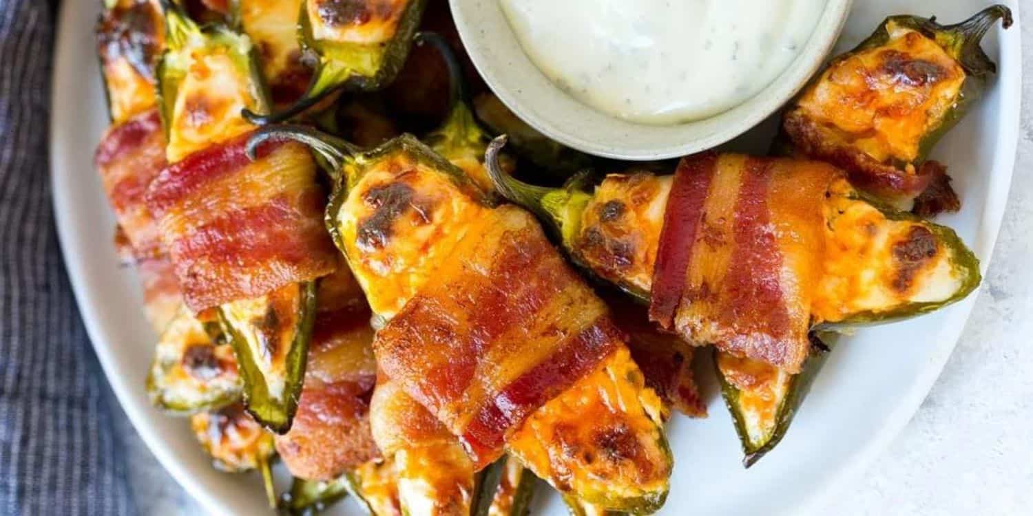 Bacon Wrapped Jalapeno Poppers
