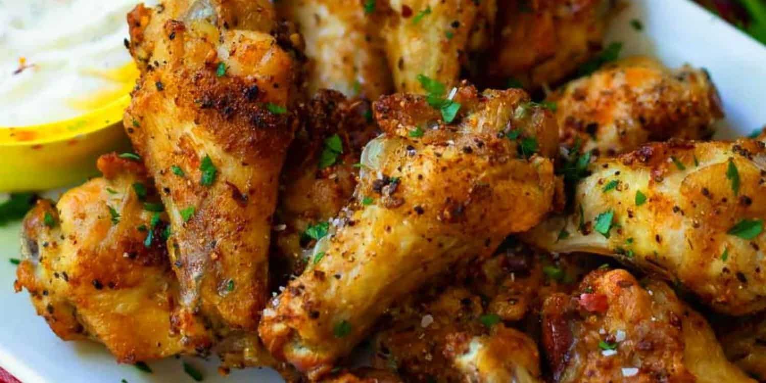 Air Fryer chicken wings. 