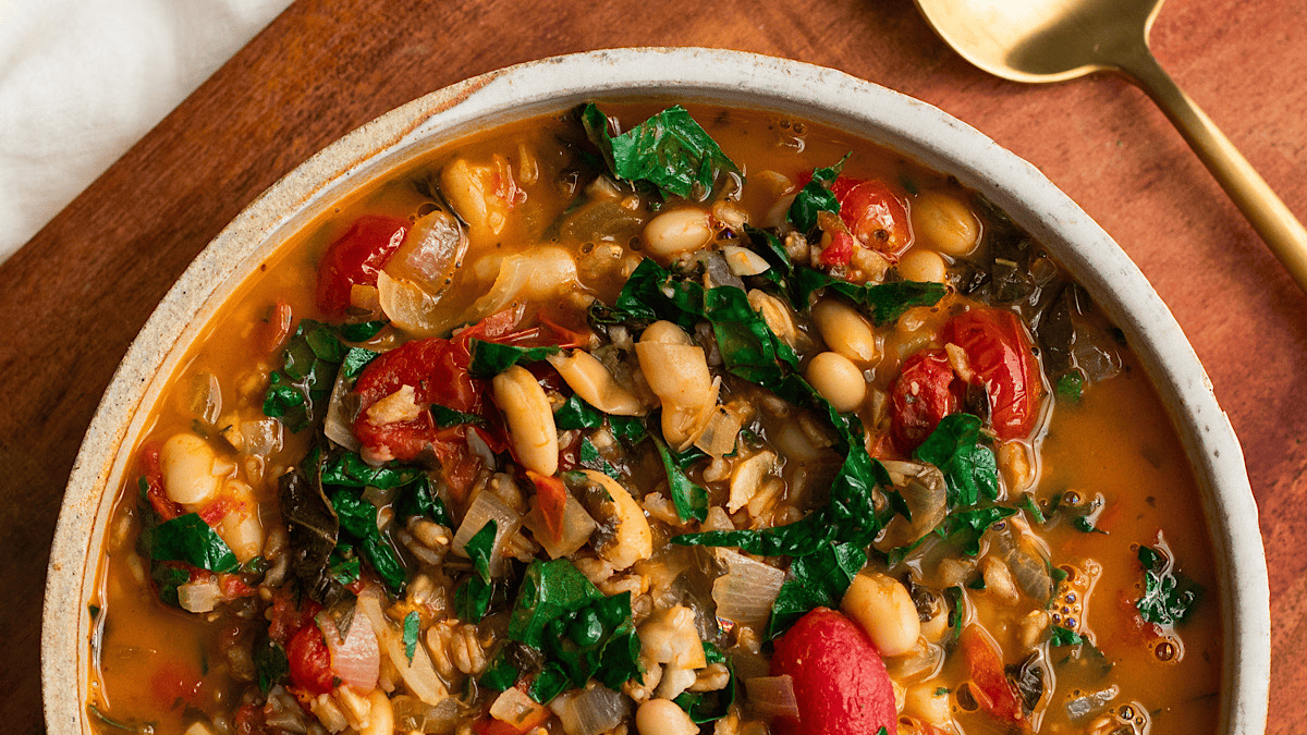 Roasted Tomato and White Bean Stew