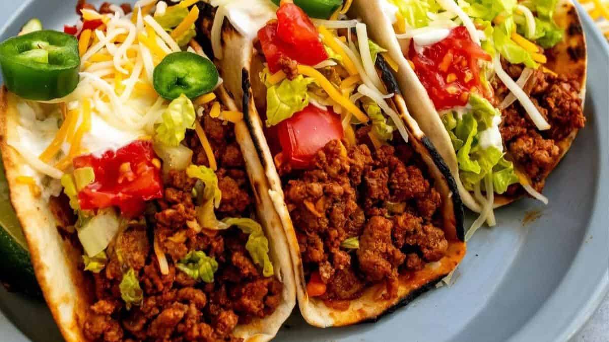 Ground Beef Soft Tacos