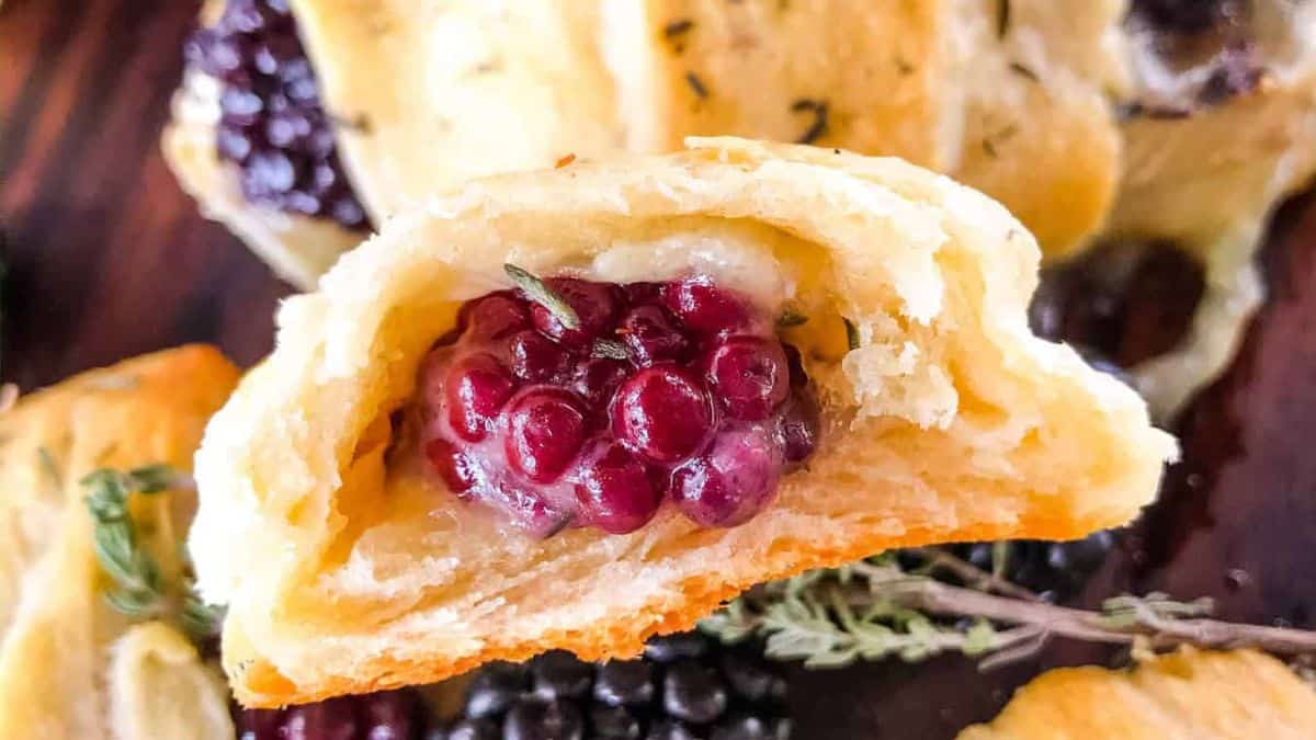 Blackberry Brie Crescent Rolls