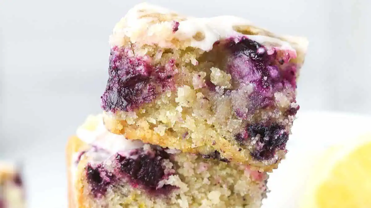Lemon Blueberry Blondies