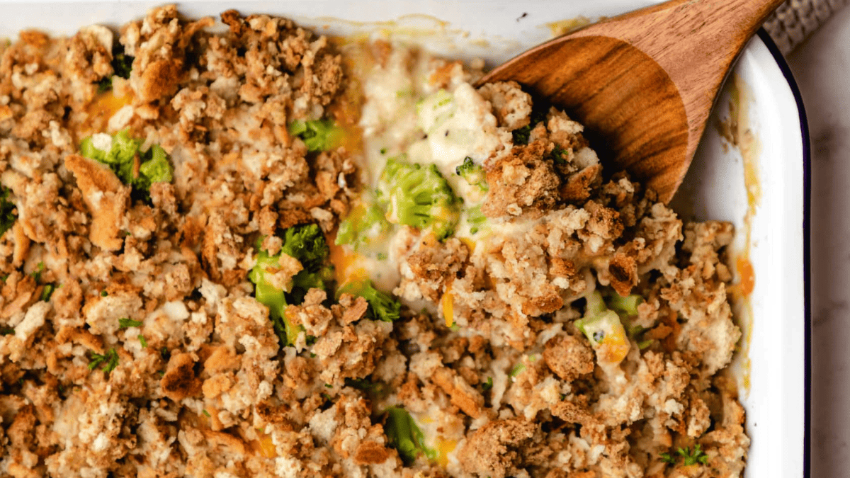 Chicken Broccoli Stuffing Casserole