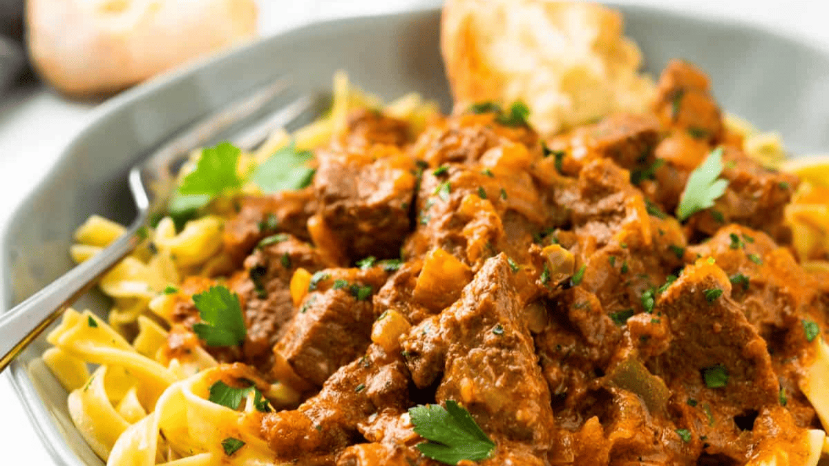 One Pot Rustic German Goulash