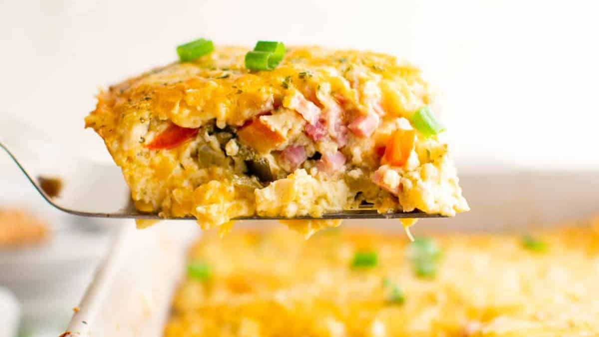 Ham Egg and Cheese Casserole