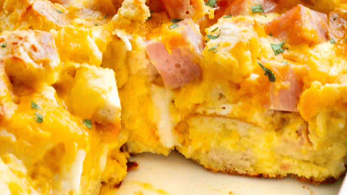 Ham, Egg, And Cheese Bake