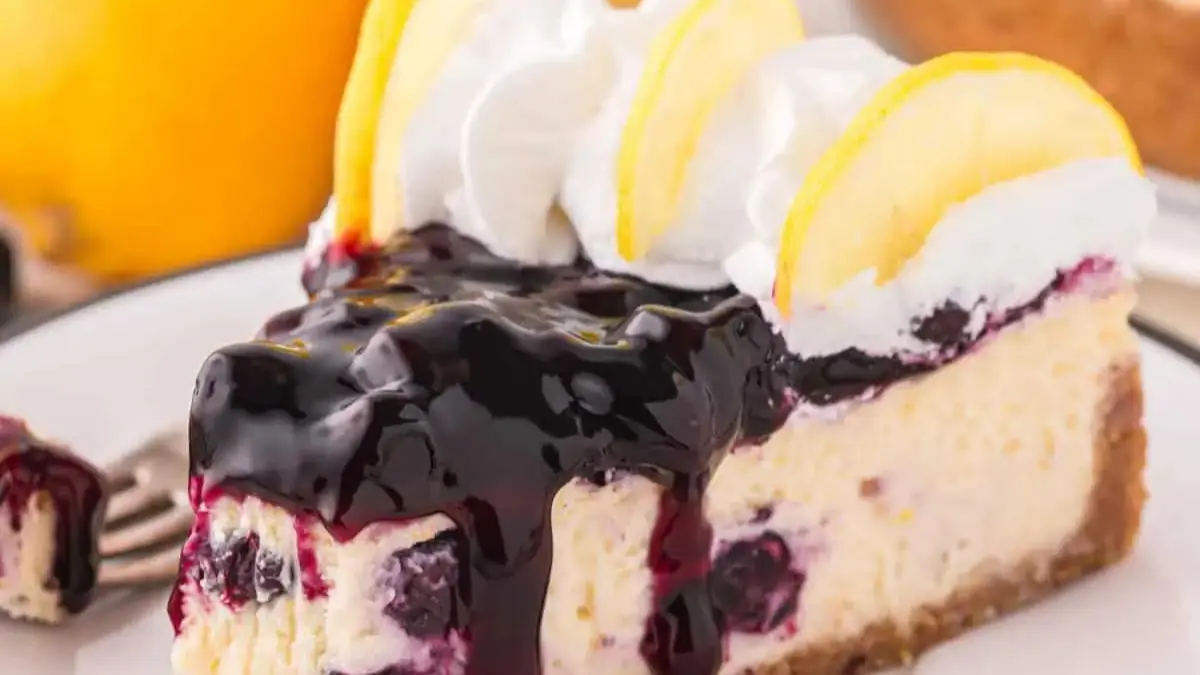 Lemon Blueberry Cheesecake