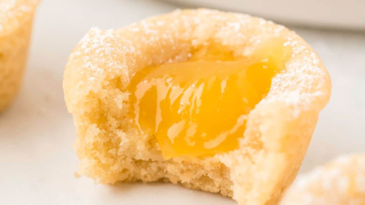 Easy Lemon Curd Cookies