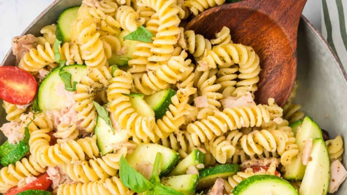 Easy Tuna Pesto Pasta Recipe