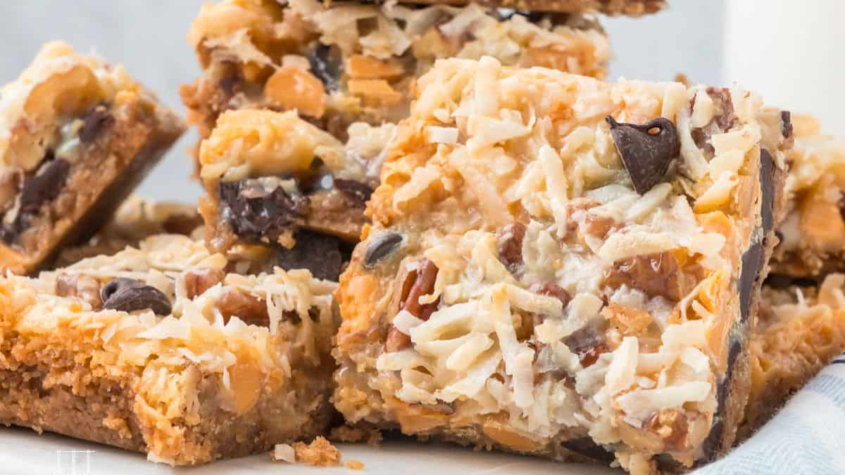 Easy Seven Layer Cookie Bars (Magic Bars)