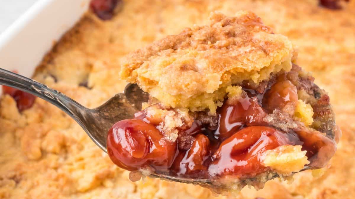 Cherry Cobbler With Boxed Cake Mix