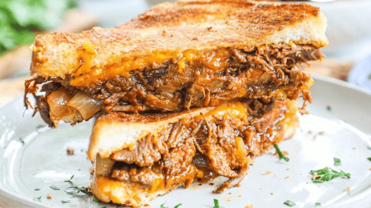 Brisket Grilled Cheese Sandwich