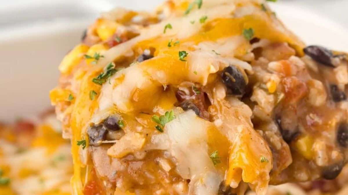 Mexican Chicken And Rice Casserole
