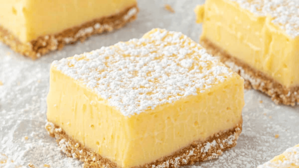 Lemon Bars with Graham Cracker Crust