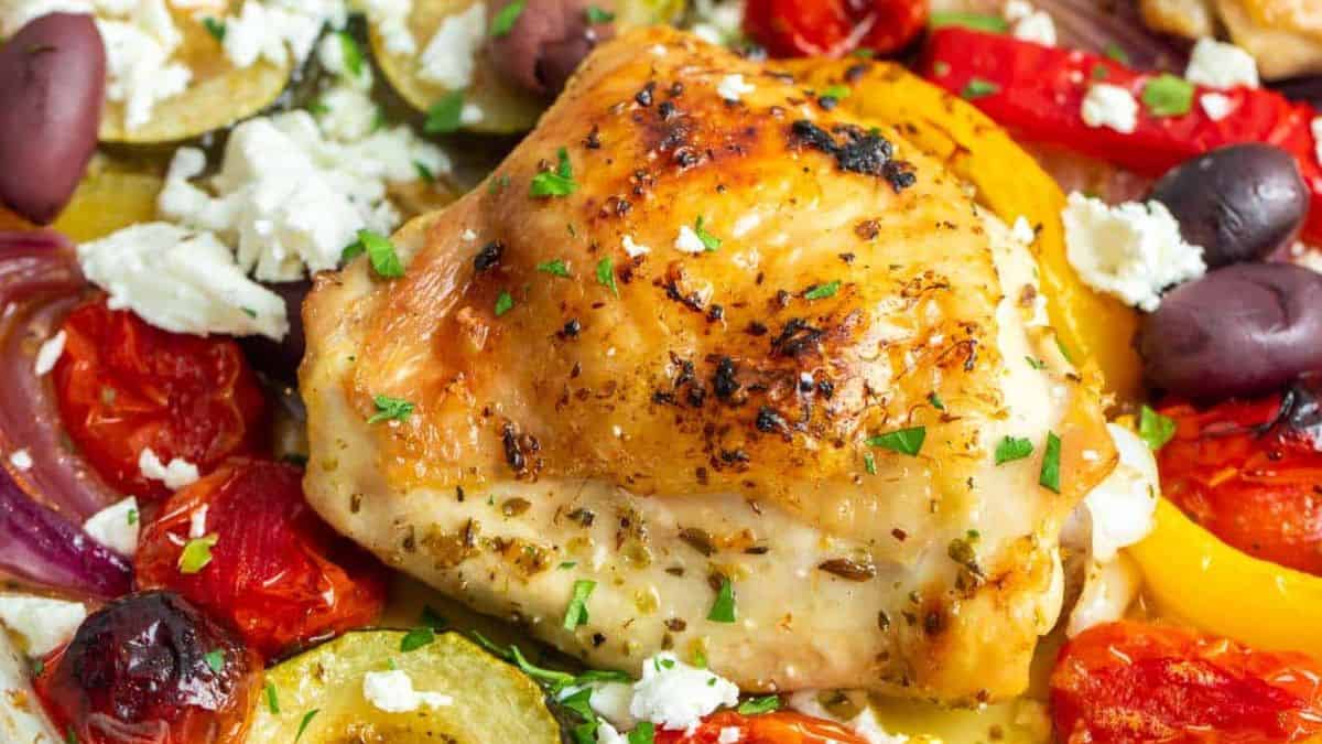 Easy Greek Sheet Pan Chicken