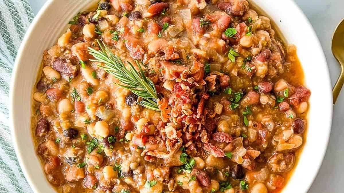 15 Bean Soup Crock Pot Recipe