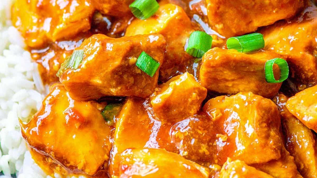 Crock Pot Bourbon Chicken
