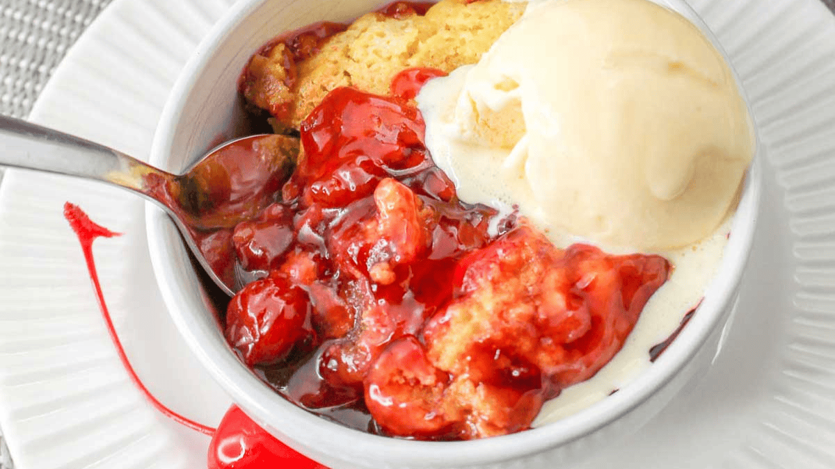 Crockpot Cherry Dump Cake