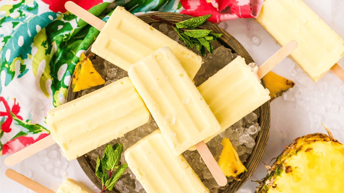 Dole Whip Popsicles
