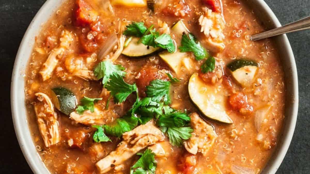 30-Minute Mexican Chicken and Quinoa Stew