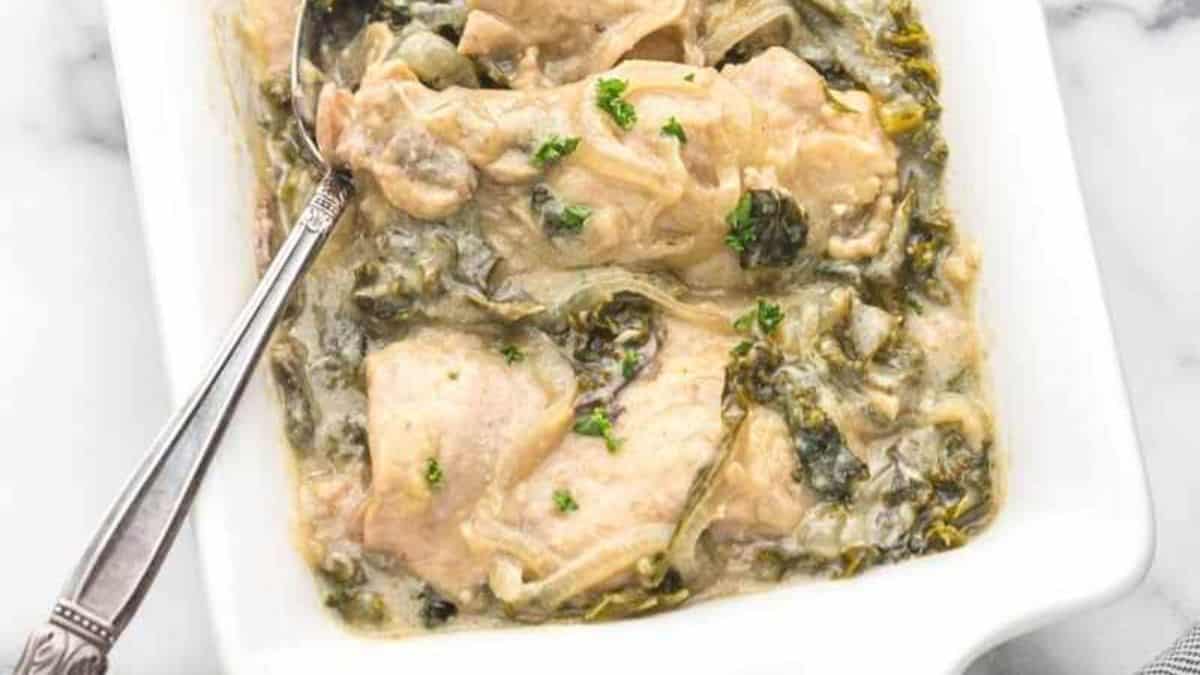 Crock Pot Smothered Chicken
