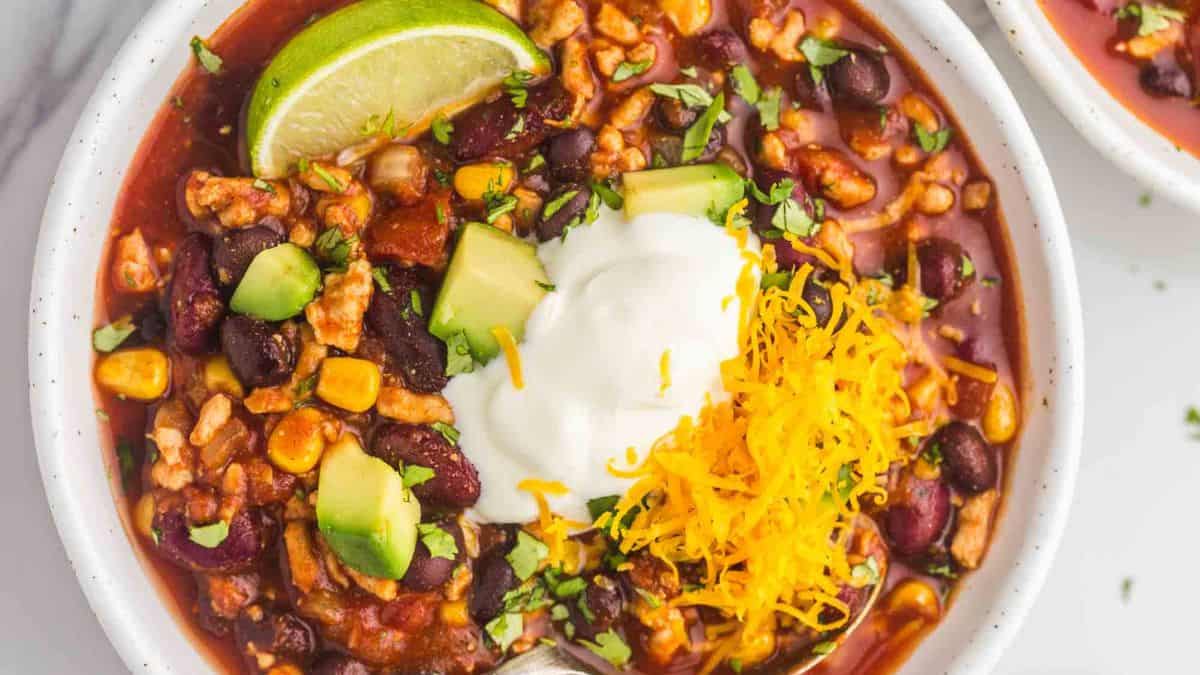 Slow Cooker Turkey Chili