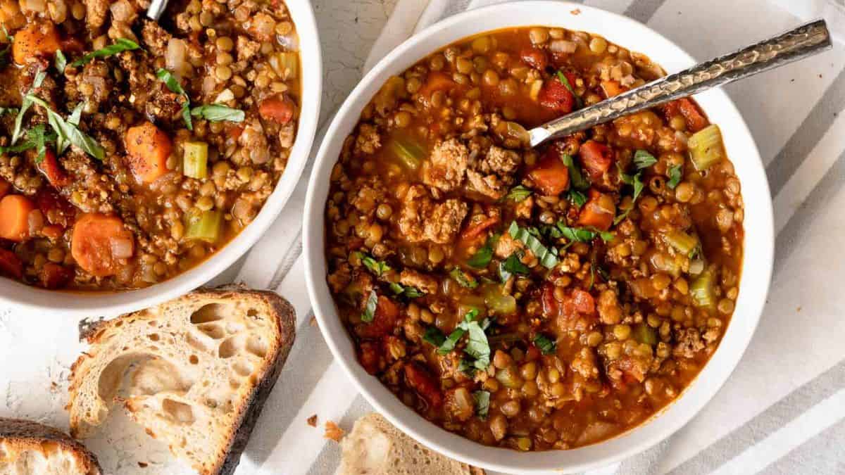 Lentil Turkey Soup
