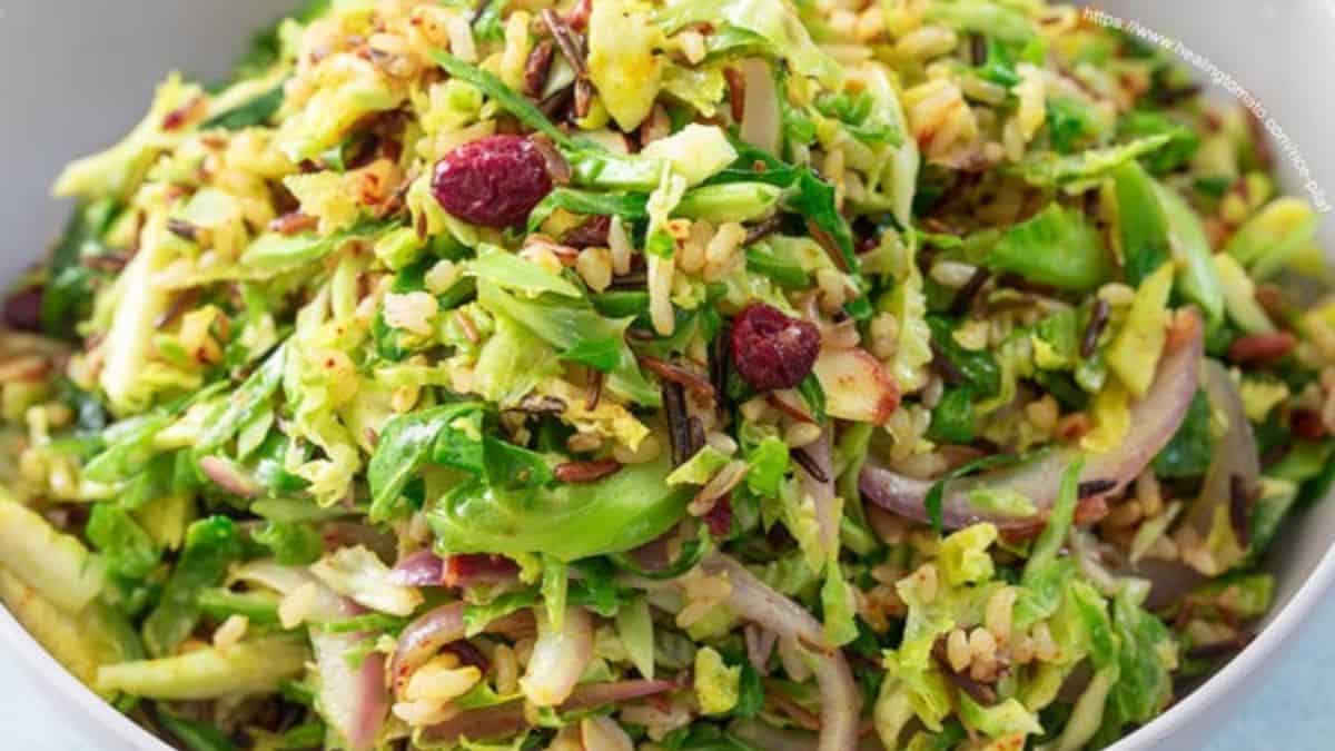 Brussels Sprouts Pilaf